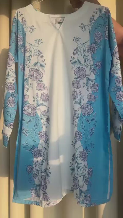 Ocean Breeze 2 Piece Embroidered Suit